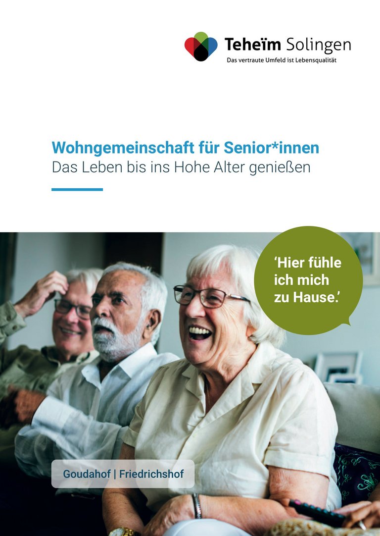 Wohngemeinschaften für ältere Menschen